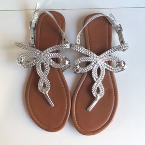Silver Palms sandals